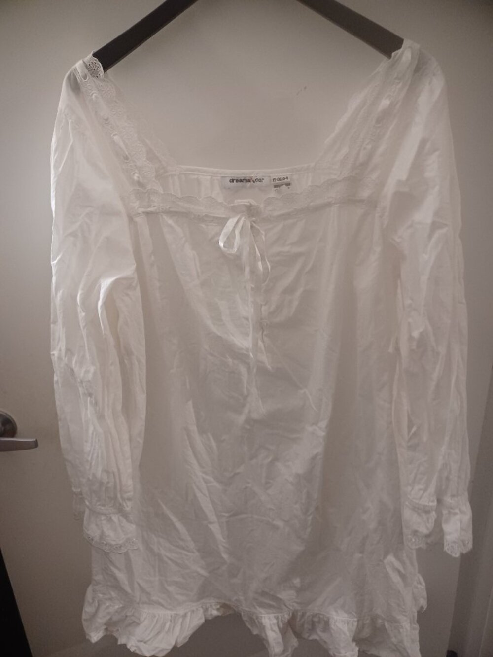 Dream & CO 100% Cotton and Lace Nightgown Size 1X